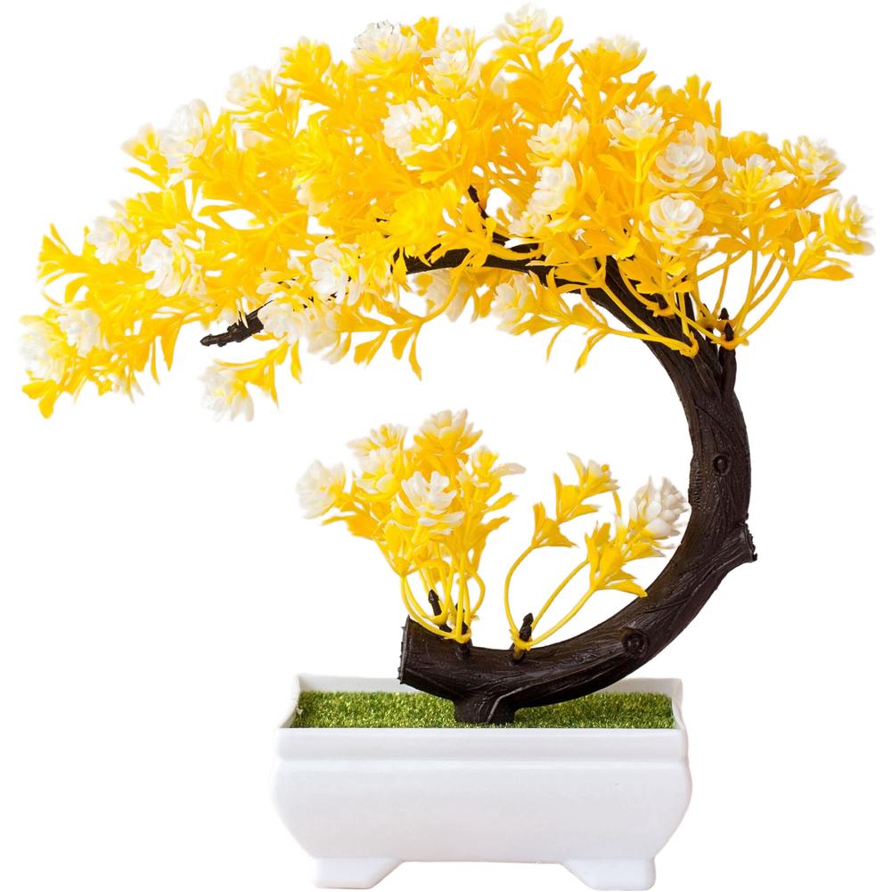 Lifelike Silk Flowers Silk Lotus Plant Artificial Lotus жёлтый