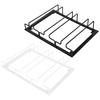 Gläser Aufbewahrungshänger Küchenwerkzeug Weinglasregal Unterschrank Stielglashalter Aufbewahrungshänger Metall Organizer für Bar Küche