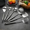 6 Piece /Set 304 Stainless Steel Spatula Cooking Shovel Kitchen Cooking Spoon Shovel Kitchenware Set Soup Spoon Colander