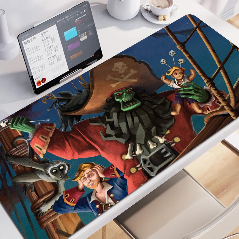 Gaming Mouse Pad Monkey Island Xxl Keyboard Gamer Cabinet Mat Mats Accessories Anime Pc Cabinets Mause Computer Desks Games Desk