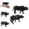 Wildlife Water Buffalo Figurine Plastic Animal Model For Childs Educational Toy And Decor