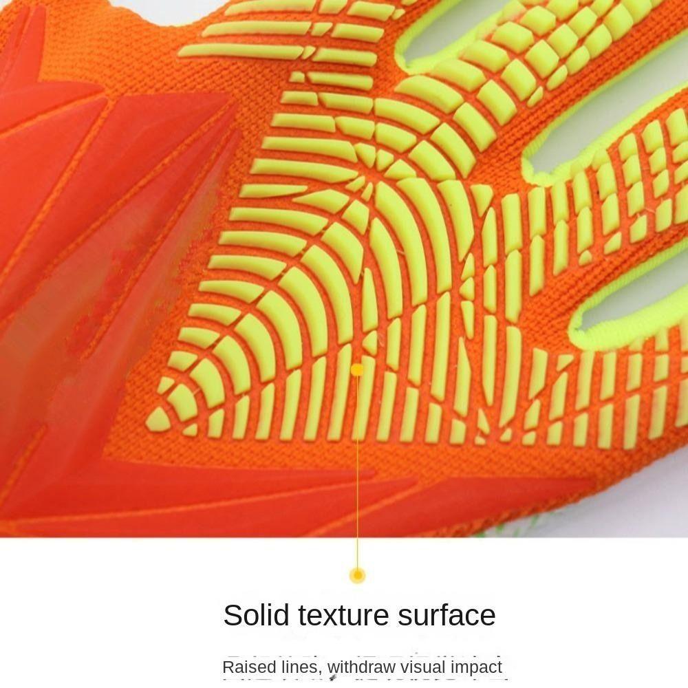 1 Paar dicke Latex-Torwarthandschuhe, rutschfester Fingerschutz, Fußballhandschuhe, atmungsaktive Torwarthandschuhe für Erwachsene und Kinder