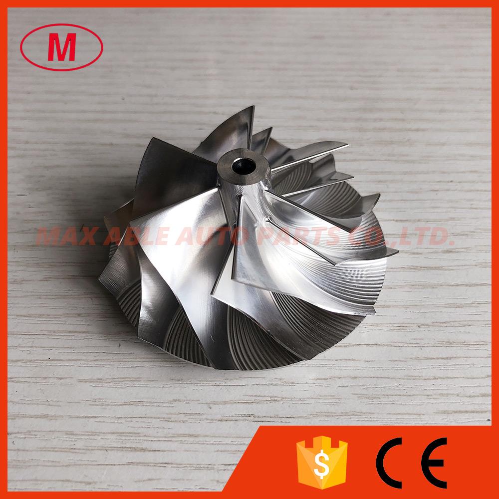 GT15-25 6+6 blades 54.87/70.98mm High Performance Turbocharger milling/aluminum 2618/ Billet Compressor wheel