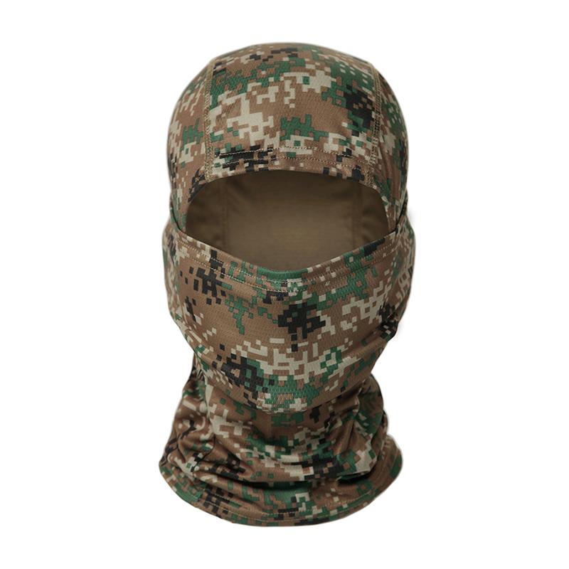Fleece Tactical Camouflage Balaclava Full Face Mask Winter Warm Wind Shield Biking Hiking Skiing Scarf Hat Bandana Neck Gaiter