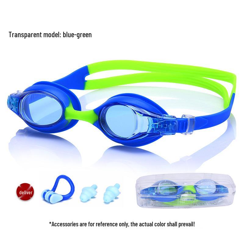 Children's High-Definition Waterproof Anti-Fog Silicone Goggles - Protective Eyewear for Boys and Girls