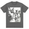 T-shirt Graphique Vintage Chat Fumeur Meme Unisexe Tendance Humoristique Oversize 100% Coton Casual Streetwear T-shirts