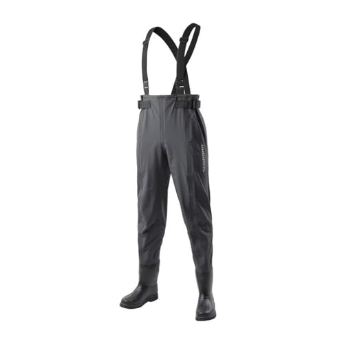 Shimano DS4 Wader Waist High Cut Felt FF-040Y Charcoal L