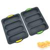 Silicone Cuisson Sandwich pain gâteau Poêle Anti-adhésive démoulage facile ménage silicone alimentaire cuisson petit-déjeuner thé de l'après-midi Formes Moule