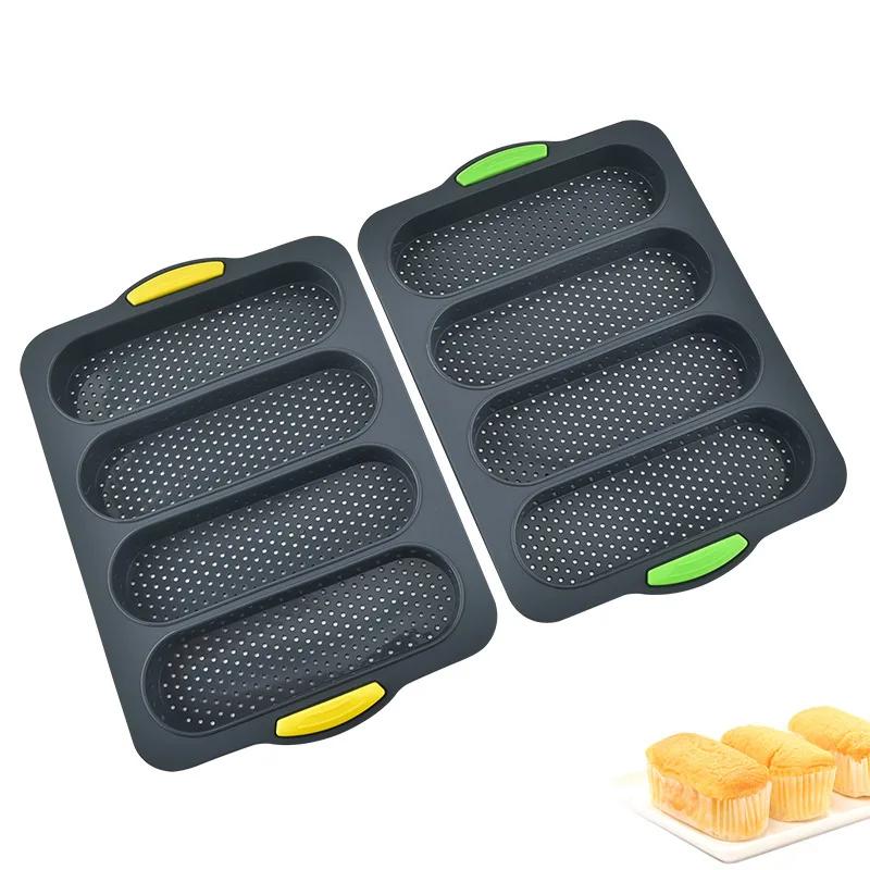 Silicone Cuisson Sandwich pain gâteau Poêle Anti-adhésive démoulage facile ménage silicone alimentaire cuisson petit-déjeuner thé de l'après-midi Formes Moule
