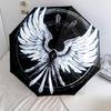 Shiny Wings  pattern, automatic folding umbrella, portable and foldable design, 8 ribs, a Christmas or birthday gift.
