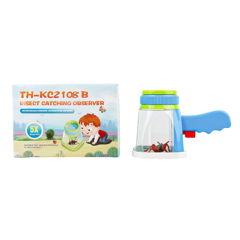 Insect Viewer Magnifying Glass For Children Students Animals Plants Observation Educational Toys For