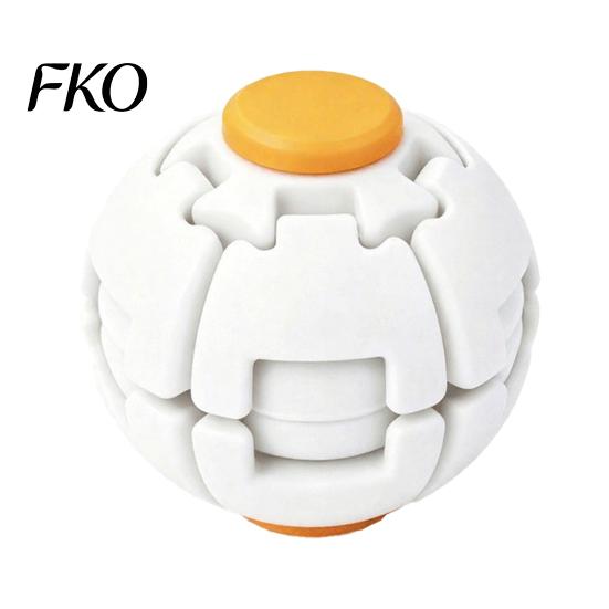 Decompression Ball Toy 3D Printed Press Spinning Ball, Stress Anxiety Relief Fidget Spinner, Reduction Rotating Splicing Desk for Kids Teens