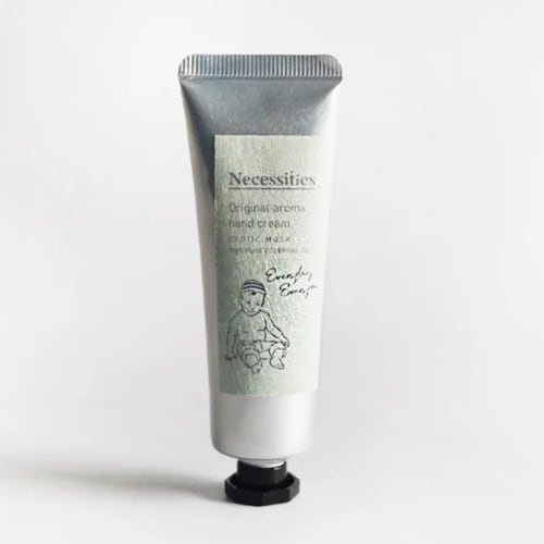 100% Naturally Derived Necessities Aroma Hand Cream, 30g, Natural Musk Scent, Perfect As a Gift, Birthday Gift, or Chemical-Free Essential Oils