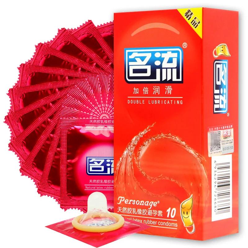 10/50pcs Condoms for Men 5 Kinds Ultra Thin Particle Thread Natural Latex Spike Condom Adult Sex Product