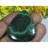 AA++ Natural Green Malachite Pear Cabochon Loose Gemstone 32X38X05MM 82Cts. D-03