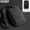 Suede Car Key Case Cover Shell Holder Protection For Land Rover Range Rover Sport Velar Evoque Freelander2 Discovery Accessories