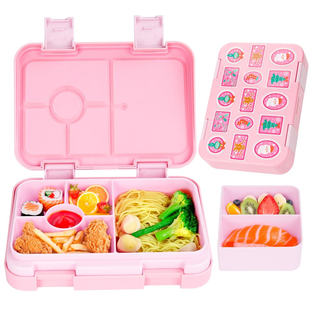 Adorable Kids Lunch Box Student Microwave Safe Travel Bento Box Halloween Container Portable Leak Proof Fruit Salad Bento Box