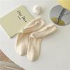 Women Socks Long New High Quality Candy Color Crew Socks Japanese Fashion Breathable Fresh Colorful Socks Middle Tube