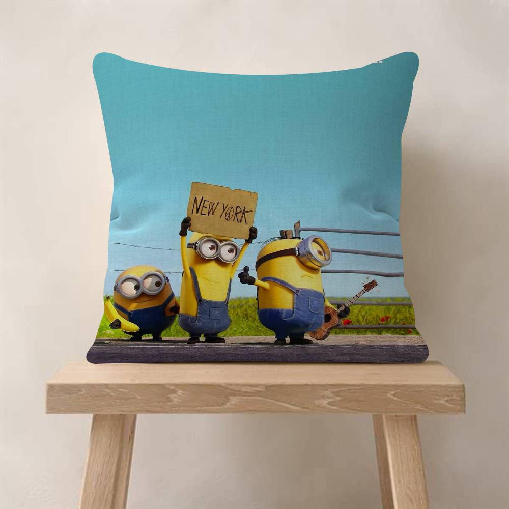 Classic Movie MMinion Yellow Banana Cushion Cover Decorative Pillow Sofa Home Decor Case Pillow Cases