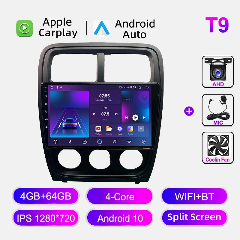 Wireless Carplay Head Unit For Dodge Caliber PM 2009-2013 Android Car Radio Multimedia Video Player Navigation GPS IPS Screen