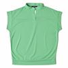 Delsol 7898 Skipper French Sleeve Golf Short Sleeve Mock Plus 3L Shirt, Green, Women's Wear, 2025, T-Shirt, Neck, Sizes, Spring/Summer, Green, M, L,