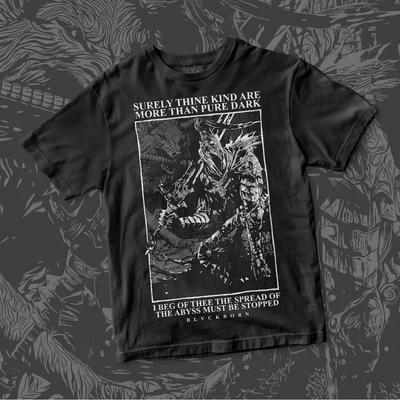 Artorias The Abysswalker bavlněné tričko Pánské tričko Černé Ležérní Kulatý výstřih Bavlněné tričko Krátký rukáv Tričko Unisex Pánské Dámské Léto