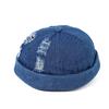 Spring Summer Hat Ripped Denim Melon Hat Men'S Hip Hop Landlord Hat Men'S Rogue Sailor Yuppie Hat