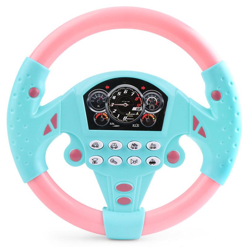 Cross-Border Educational Music Steering Wheel Toy for Little Boys