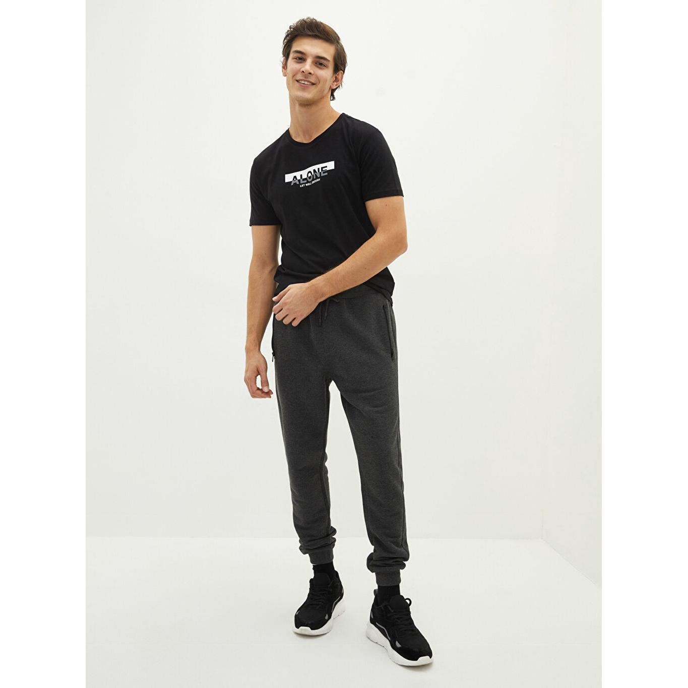 

Мужские спортивные штаны Slim Fit Jogger цвета антрацит