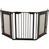 Barrera de seguridad - - DENVER - 3 paneles - 85,5-200 x 74 cm - Bidireccional - Negro