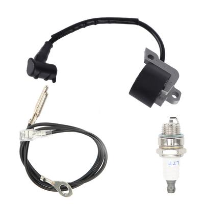 Ignition Coil Spark Plug Kit Fast Start for Stihl MS240 MS260 MS290 MS310 MS390 MS380 MS381