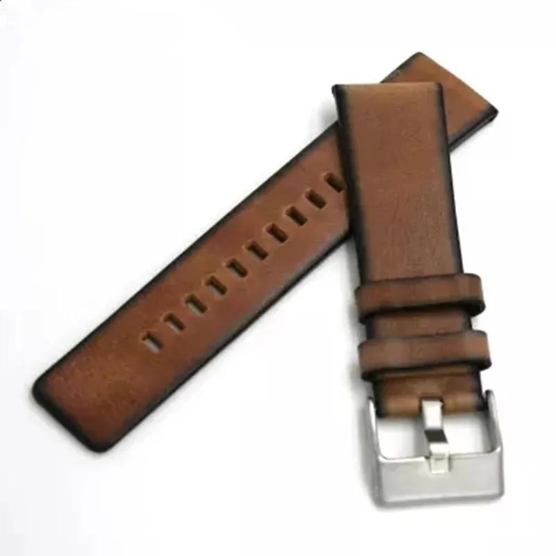 Hochwertiges echtes Lederarmband Für Diesel DZ 1399 DZ4280 DZ4290 22mm 24mm 28mm Diesel Uhrenarmband Zubehör