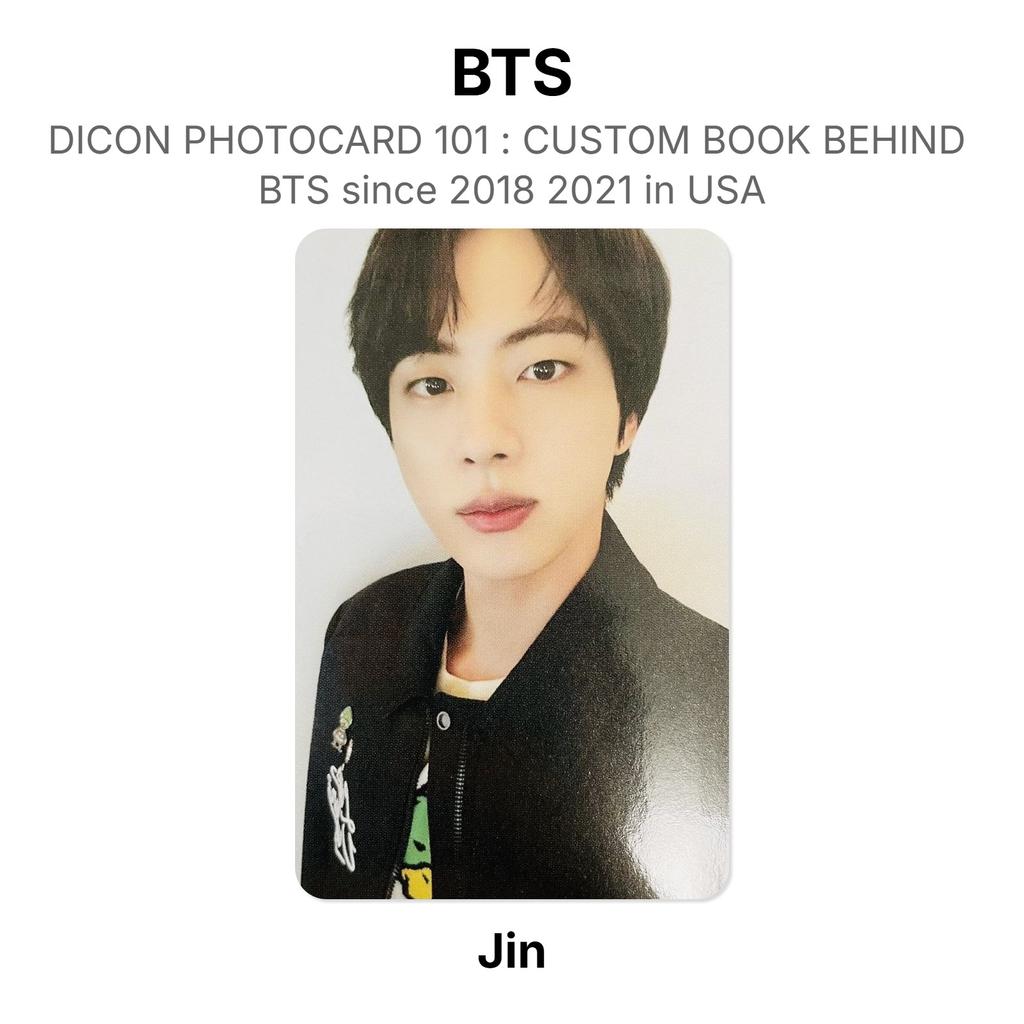 BTS DICON PHOTOCARD 101 : CUSTOM BOOK BEHIND BTS Since 2018 2021 In USA Official Photocard