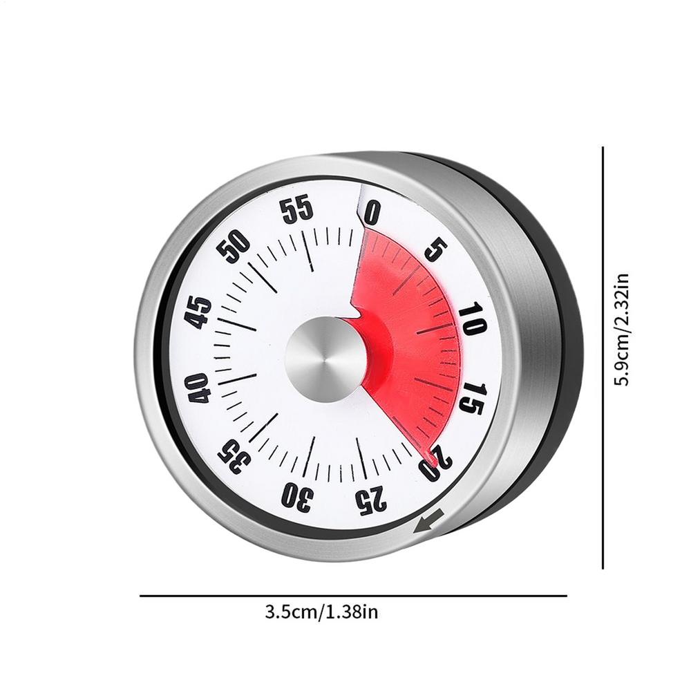 Kitchen Timers for Cooking Mechanical Kitchen Cooking Timer Magnetic Countdown Timepiece with No Batteries Required for Meal