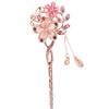 Elegant Crystal Filigree Hair Stick Buyao for Girls Ancient Chinese Hairpin Traditional Hanbiuk Decorative Cosplay
