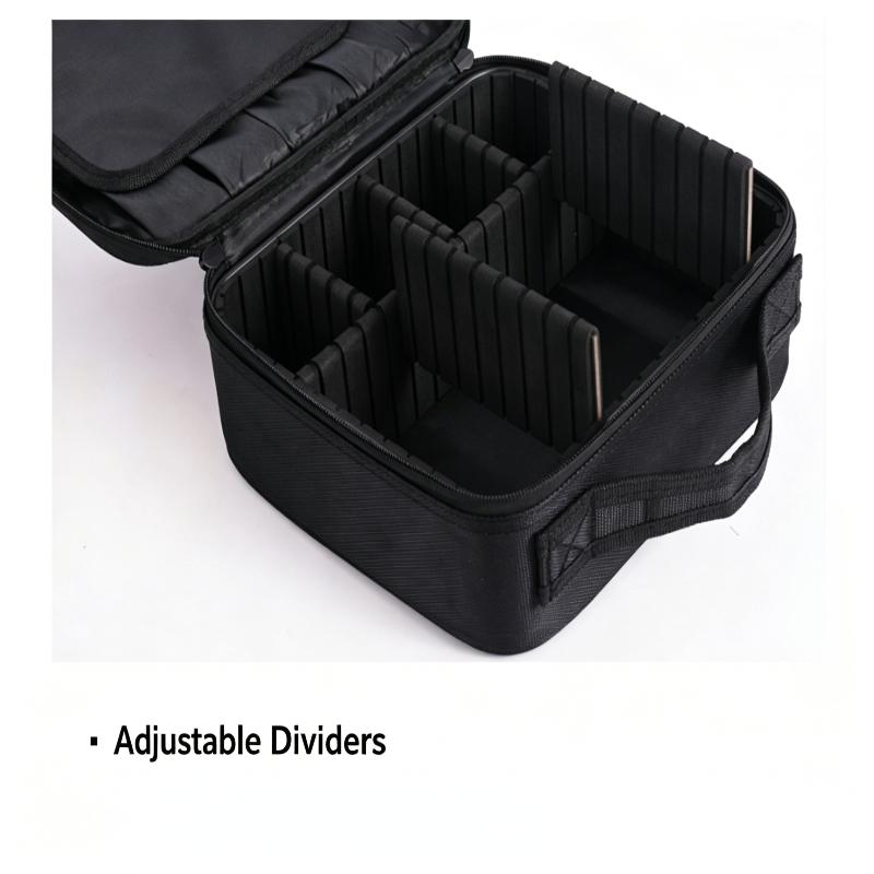 Durable Makeup Train Case with Mirror Ideal for Professionals on the Go