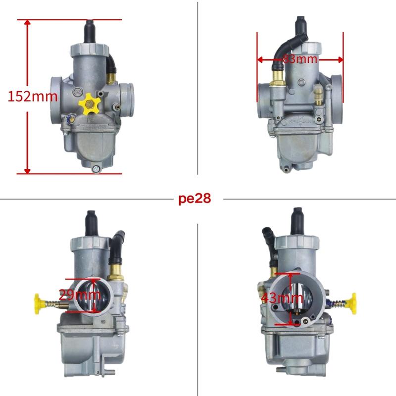 PE28 26/28/30mm Carburetor For Keihin NSR150 Scooter ATV Dirt Bike 100CC-250cc Motorcycle Carb