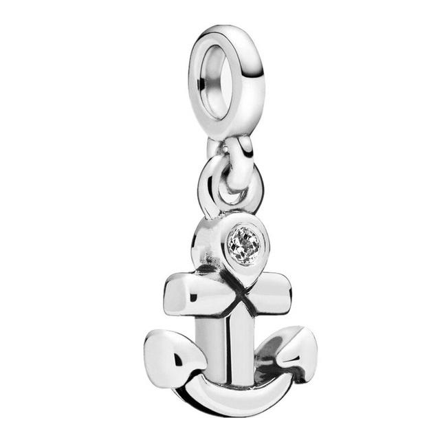 925 Silver Me Series Starfish Moon Pineapple Small Charms Pendant Beads Fit Original Fashion Me Armbånd Dame Smykker DIY