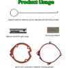 Glow Plug Repair Kit, Ceramic Glow Plug & Gaskets for 12V/24V/110V Diesel Heater, Diesel Heater Repair Kit Compatible with RV Car Truck Boat Camper