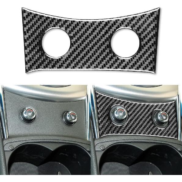 NVCNX Real Carbon Fiber Compatible with Infiniti G35 G37 X S 2007 2008 2009 2010 Sedan Coupe Convertible Car Accessories Interior Trim Dash CD AC