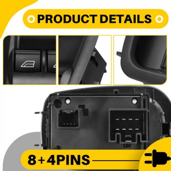 For Ford Transit Connect 2015 16- Transit Front Left Master Window Switch EA