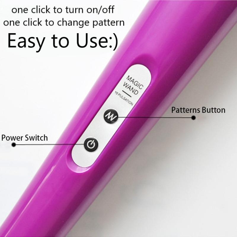 Huge Magic Wand Vibrators for Women, USB Charge Big AV Stick G Spot Massager Clitoris Stimulator