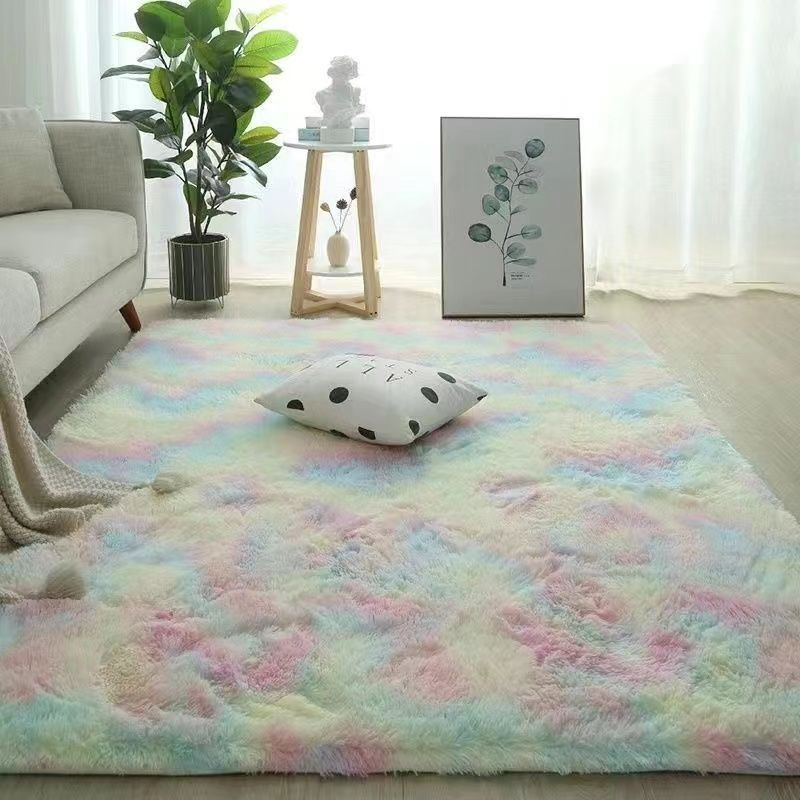 Cute Plush Carpet  For Bedroom Chair Mat Soft Fluffy Rug Living Room Girl Room Decoration Bathroom Shaggy Mat