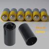 5pcs User Friendly AA To C Battery Adapter, Essential C Size Battery Adapter Spacers Case for Toy and Gadget Enthusiasts