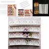 4pcs Clip N Store Home Kitchen Stick Spice Wall Rack Storage Grippe Organizer