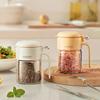 Sealed Seasoning Jar Moisture-proof Glass Seasoning Jar With Spoon Kitchen Salt Seasoning Box Seasoning Salt Shaker