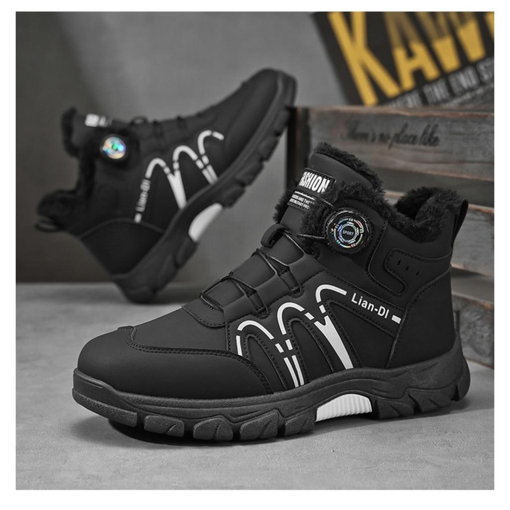 Velvet Shoes, Thick Shoes, Cotton Shoes, Men's Shoes, Warm Shoes, Martin Boots, Breathable, Casual Shoes, Sports Shoes