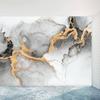 Marble Wallpaper Black Gold Abstract Marble Wall Mural 3d Marble Wallpaper Home Decor Bedroom Living Room Removable Large Mural