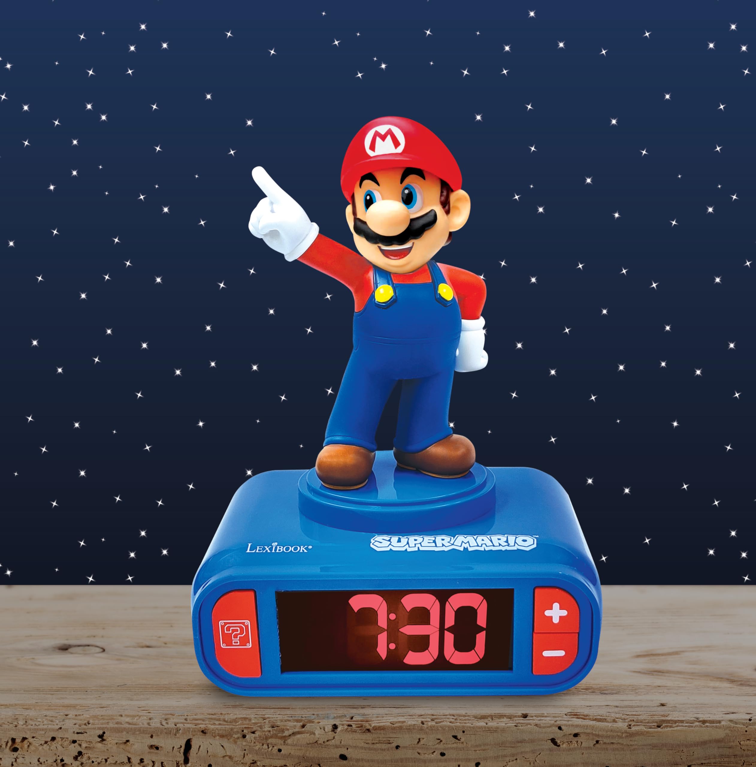 Super Mario Figure Alarm Clock (Mario)