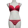 Russian underwear sexy transparent lace large size underwear love decorative bra set